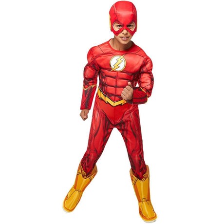 Rubies - The Flash Deluxe Costume - Boys - Fancy Dress Central