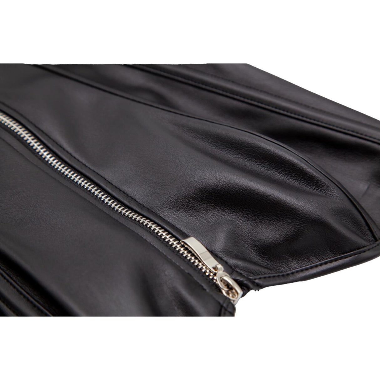 Faux Leather Corset (Black) - Women