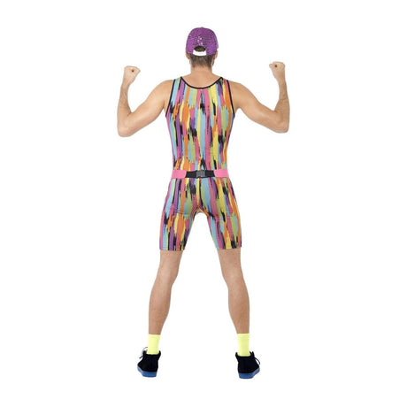 Smiffys - 80s Aerobics Instructor Costume - Men - Fancy Dress Central