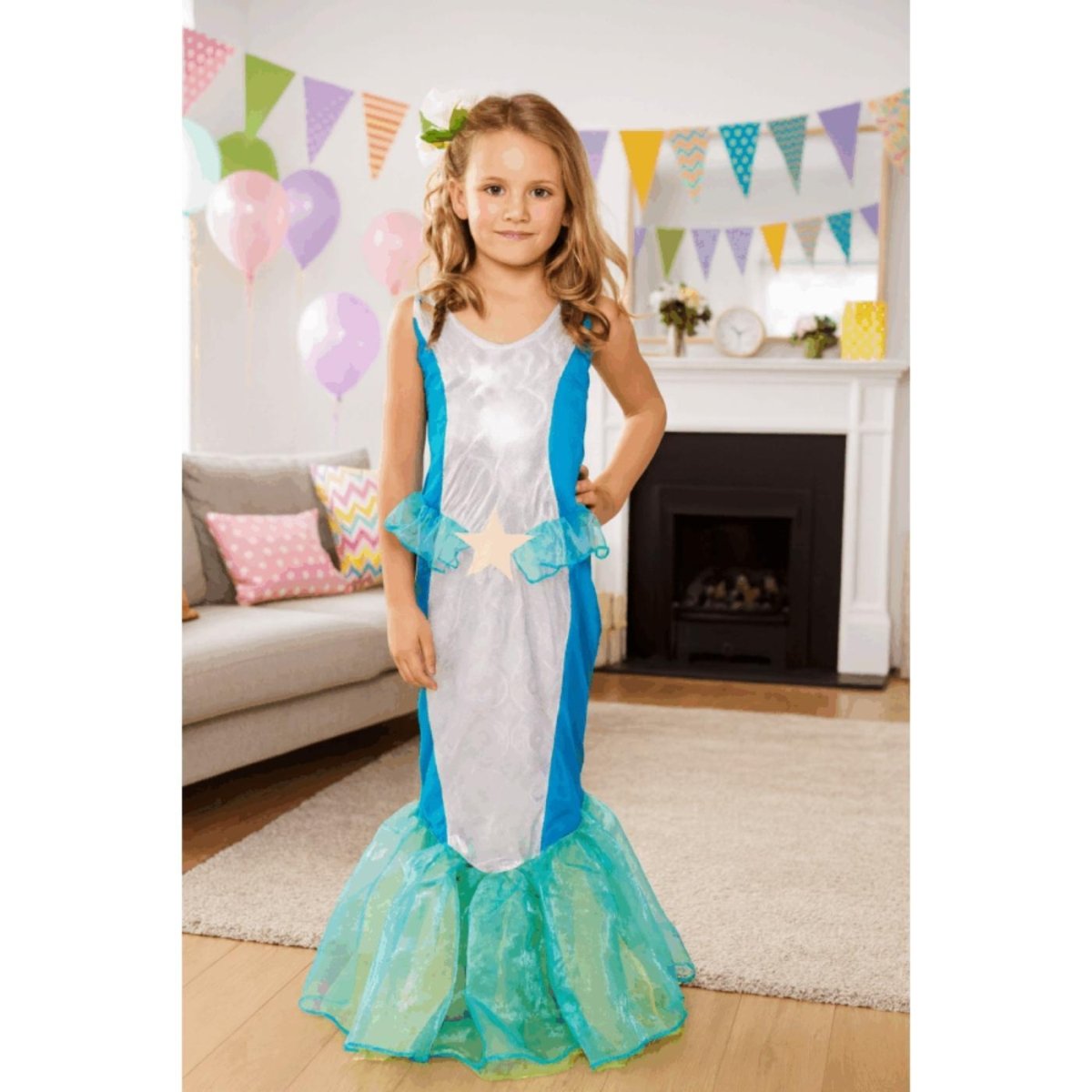 Henbrandt - Mermaid Costume - Girls - Fancy Dress Central