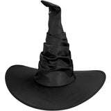 Black Satin Witch Hat - Women