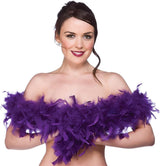 Wicked Costumes Ltd - Feather Boa 1.7m (Purple) - Adult - Fancy Dress Central