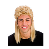 Wicked Costumes Ltd - 80s Mullet Wig (Blonde) - Adult - Fancy Dress Central