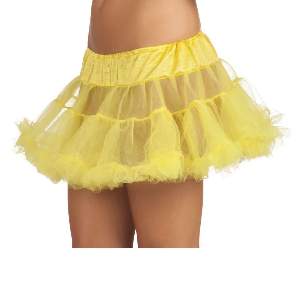 Petticoat Skirt (Yellow) - Women