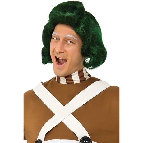 Rubies - Oompa Loompa Wig - Adult - Fancy Dress Central