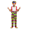 Henbrandt - Rainbow Clown Costume - Men - Fancy Dress Central