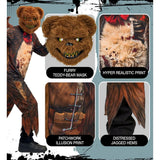 Widmann - Zombie Bear Costume - Child - Fancy Dress Central