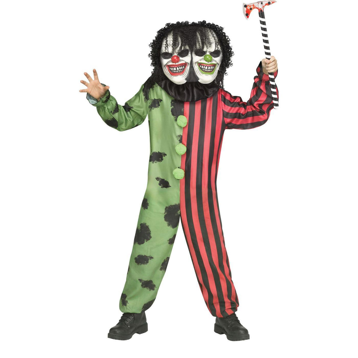 Two Headed Clown Costume - Child
