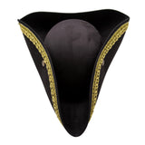 Pirate Hat with Gold Rim - Adult