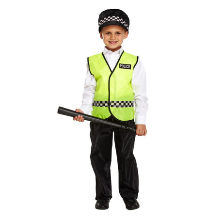 Henbrandt - Policeman Costume - Boys - Fancy Dress Central