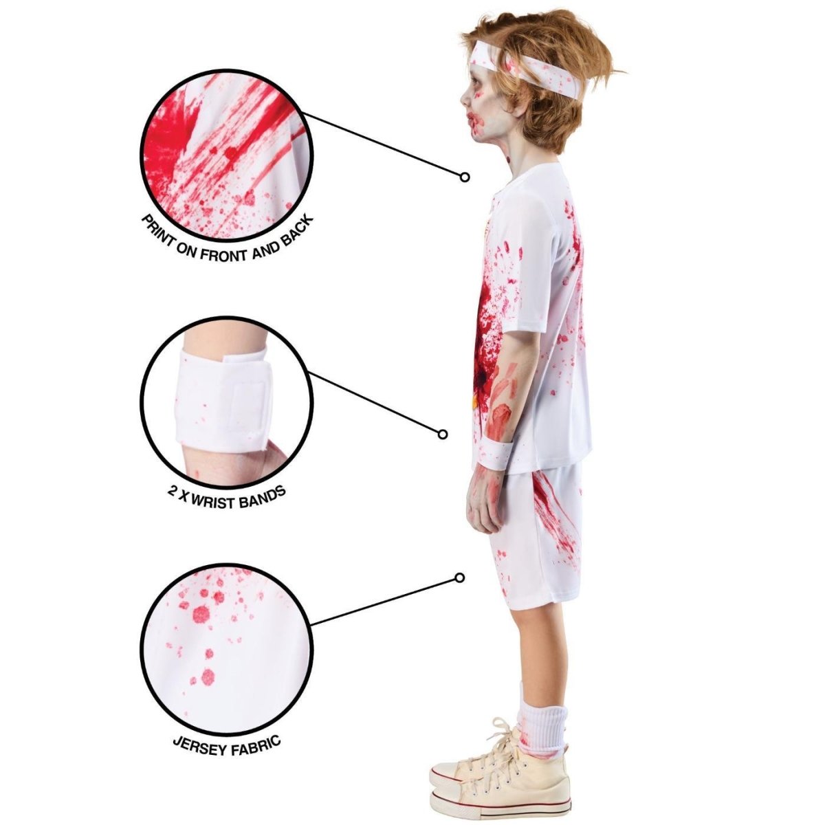 Zombie Rotter Federer Costume - Boys