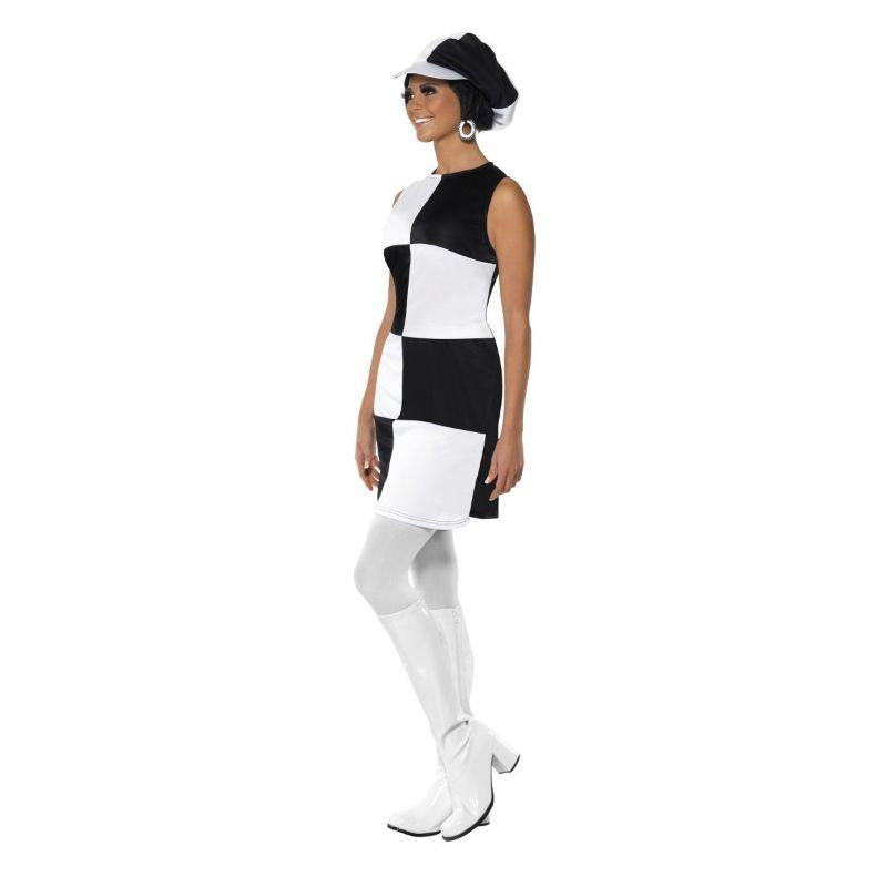 Black & White Party Girl Costume - Women