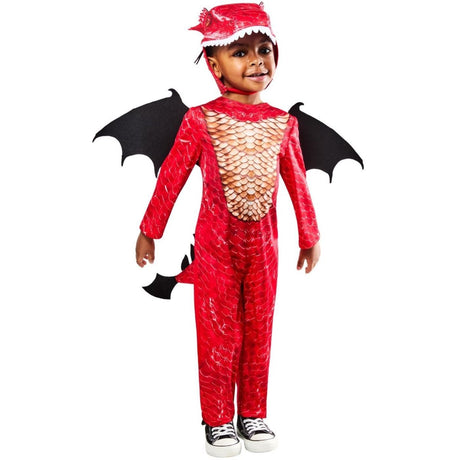 Rubies - Red Dragon Costume - Child - Fancy Dress Central