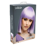 Fancy Dress Central - Bob Wig with Fringe (Lilac) - Adult - Fancy Dress Central