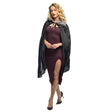Boland - Crimson Cape (Black) - Adult - Fancy Dress Central