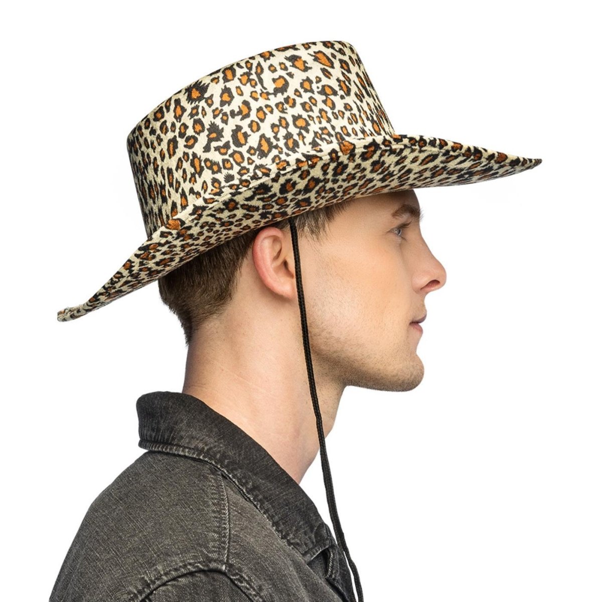 Boland - Wild Leopard Cowboy Hat - Adult - Fancy Dress Central