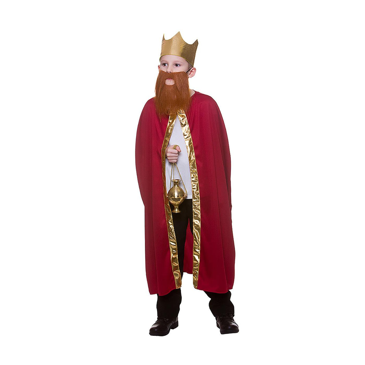 Kings Robe & Crown (Red) - Child