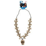 Widmann - Skulls & Cross Bones Necklace - Adult - Fancy Dress Central