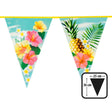 Boland - 6m Paradise Hawaiian Triangular Bunting - Fancy Dress Central
