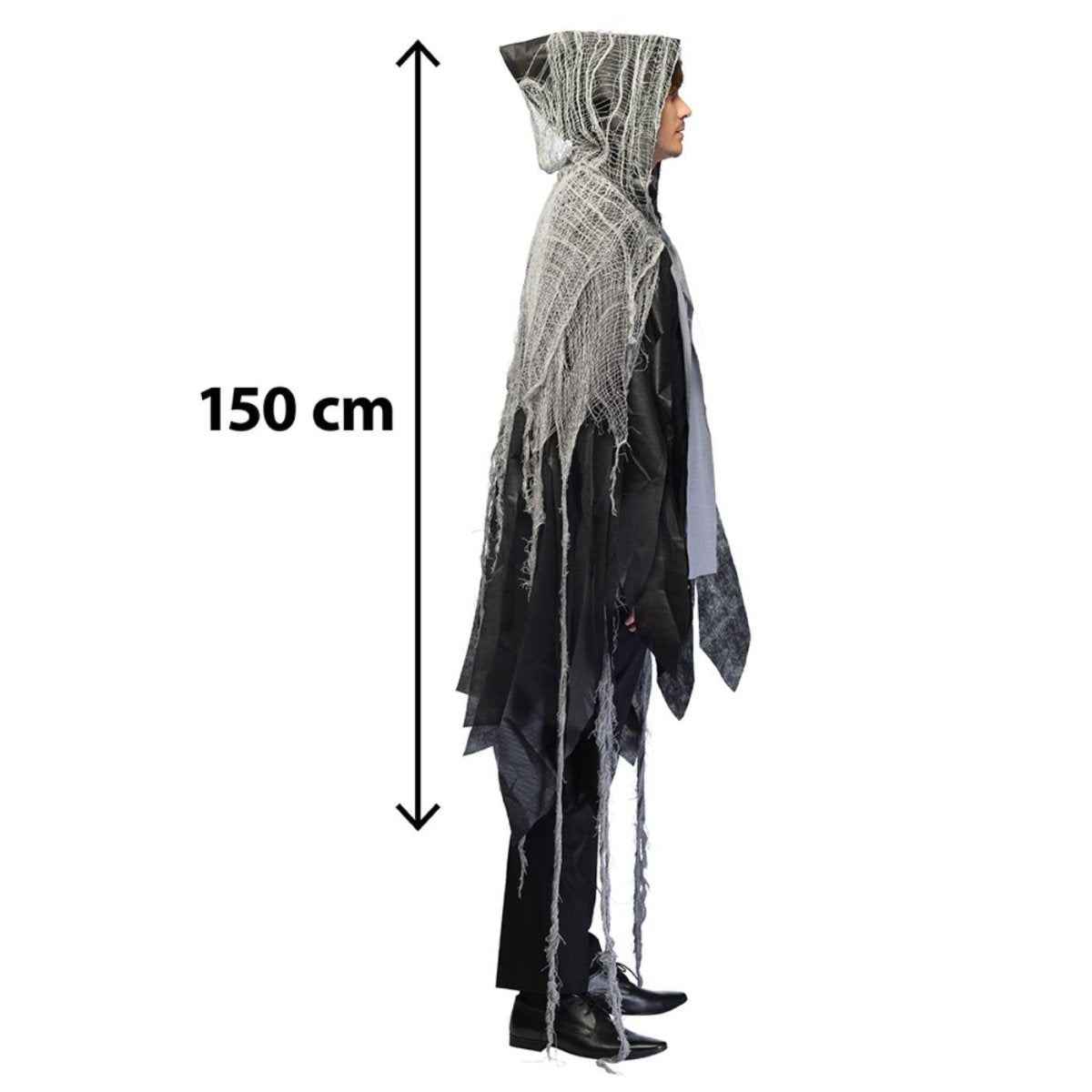 Boland - Gloom Hooded Cape - Adult - Fancy Dress Central