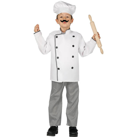 Fiestas Guirca - Chef Costume - Child - Fancy Dress Central