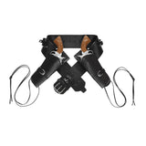 Widmann - Leatherlook Western Double Holster and Belt - Adult - Fancy Dress Central
