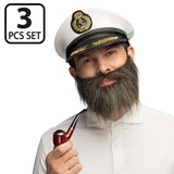Boland - Sea Captain Accessory Set - Men - Fancy Dress Central