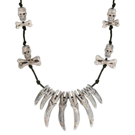 Boland - Skull & Fang Necklace - Adult - Fancy Dress Central