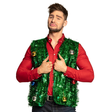 Boland - Christma Tree Vest - Adult - Fancy Dress Central
