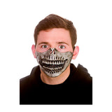 Wicked Costumes Ltd - Skeleton Half Face Mask - Adult - Fancy Dress Central