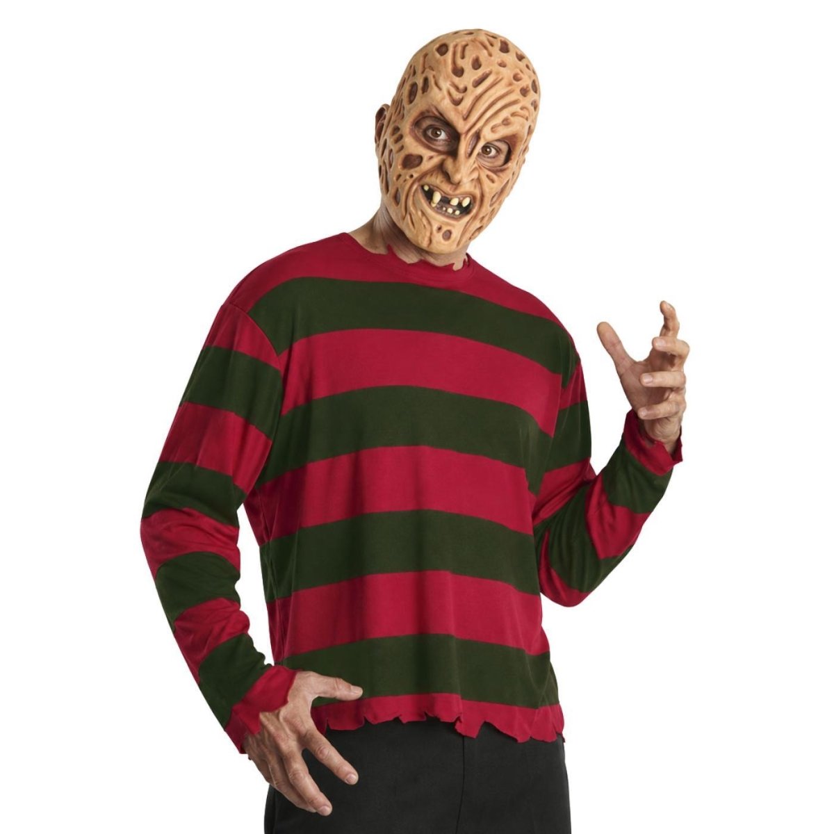 Rubies - Freddy Krueger Mask & Shirt Set - Men - Fancy Dress Central