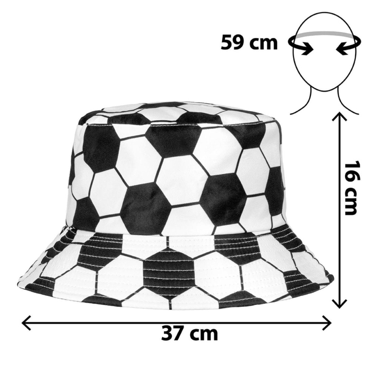 Boland - Football Bucket Hat - Adult - Fancy Dress Central