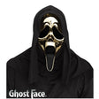 Wicked Costumes - Ghost Face Golden Metallic Mask - Adult - Fancy Dress Central