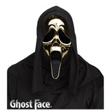 Wicked Costumes - Ghost Face Golden Metallic Mask - Adult - Fancy Dress Central