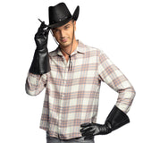 Cowboy Gloves (Black) - Adult