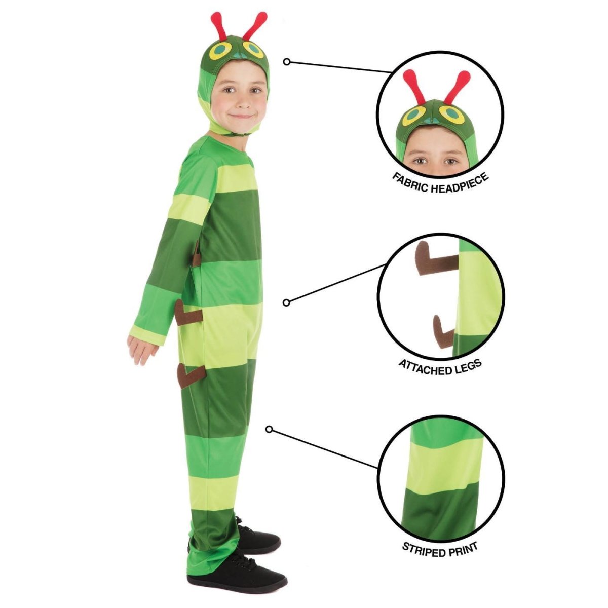 Rubies - Caterpillar Costume - Child - Fancy Dress Central