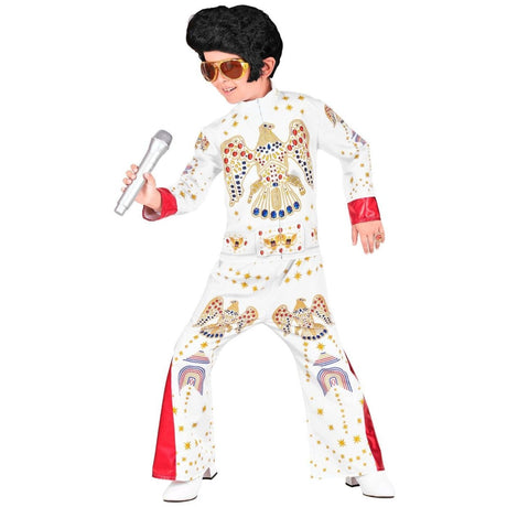 Widmann - King of Rock n Roll Costume - Boys - Fancy Dress Central