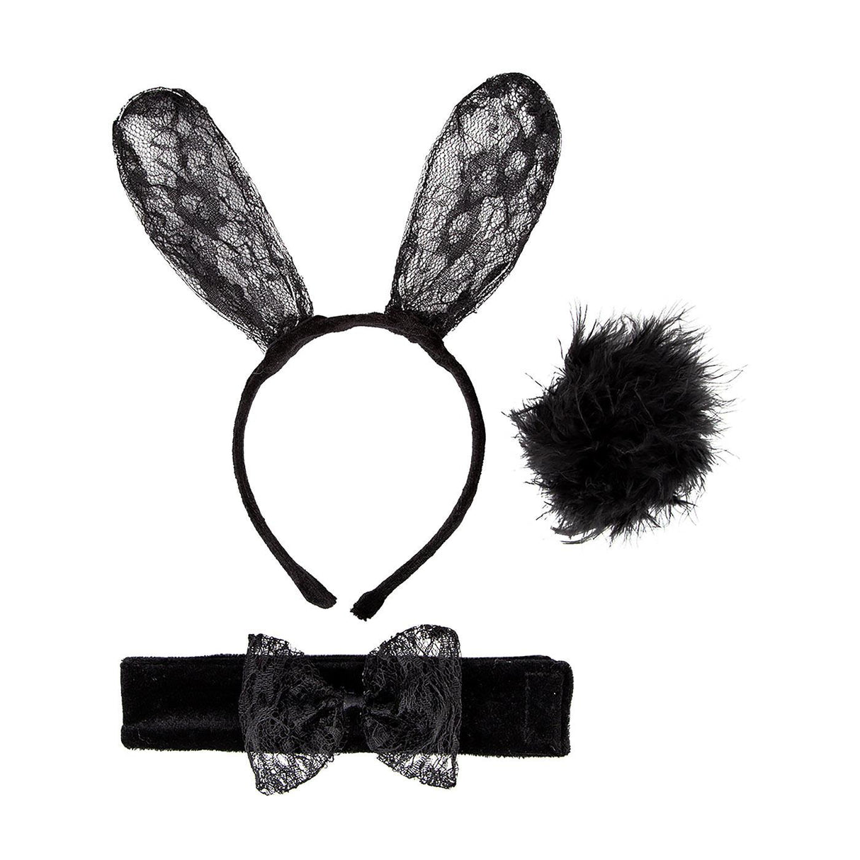 Wicked Costumes - Lace Bunny Set (3 Piece) - Adult