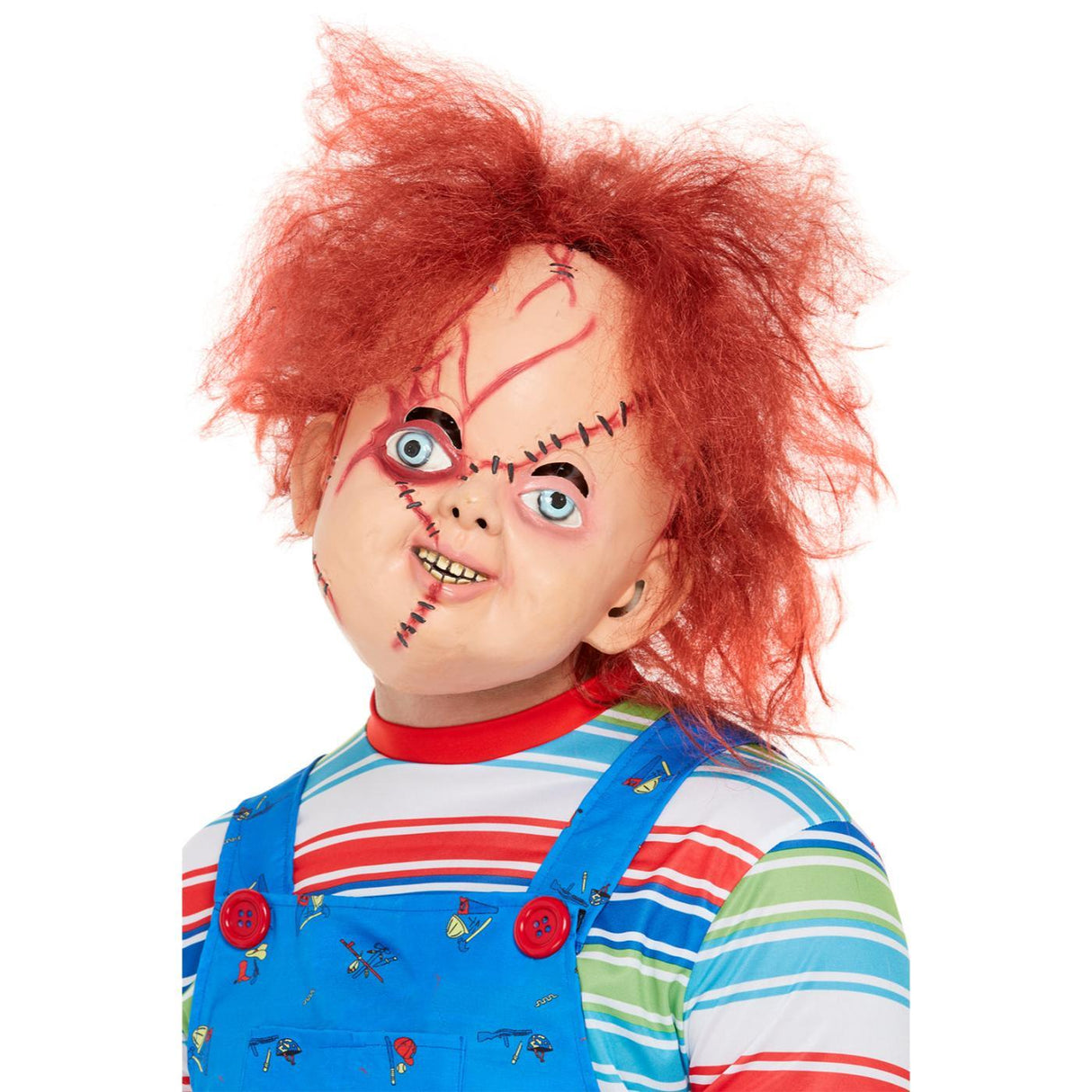 Chucky Mask with Red Hair