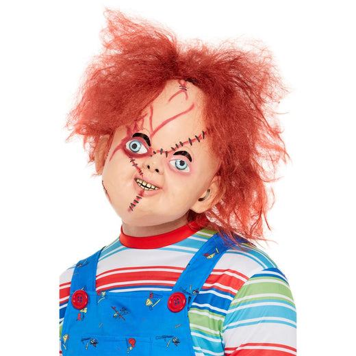Chucky Mask with Red Hair