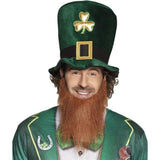 Boland - Leprechaun Hat with Beard - Men - Fancy Dress Central
