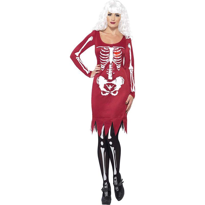 Red Beauty Bones Costume - Women