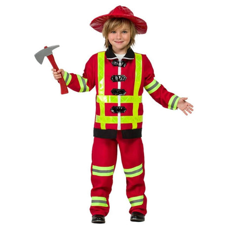 Boland - Firefighter Costume - Boys - Fancy Dress Central