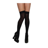Wicked Costumes Ltd - Black Thigh High Stockings - Women - Fancy Dress Central