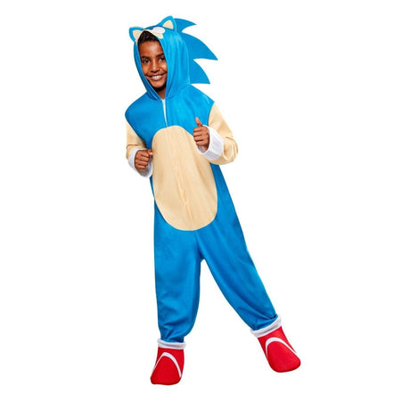 Rubies - Sonic the Hedgehog Jumpsuit Costume - Child - Fancy Dress Central