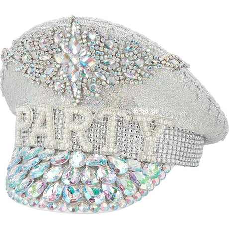 Boland - Sparkle Party Captain Hat - Adult - Fancy Dress Central