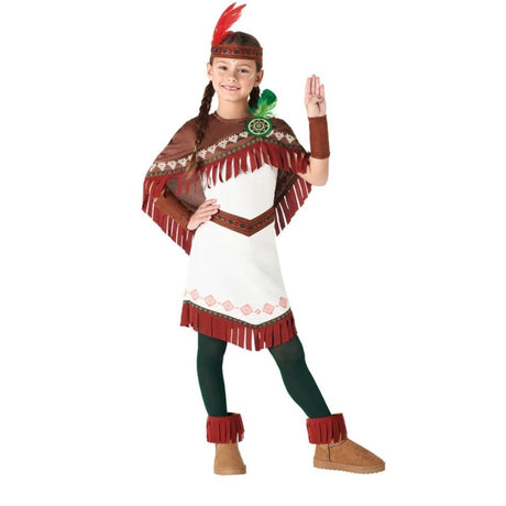 Boland - Native Dakota She - Wolf Costume - Girls - Fancy Dress Central