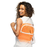 Fancy Dress Central - Clarity Backpack (Neon Orange) - Adult - Fancy Dress Central
