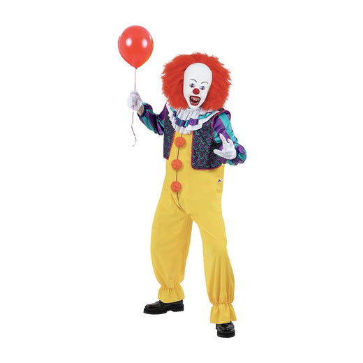 Smiffys - Classic 1990 Pennywise Costume - Men - Fancy Dress Central
