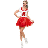 Smiffys - Grease Rydell High Cheerleader Costume - Women - Fancy Dress Central